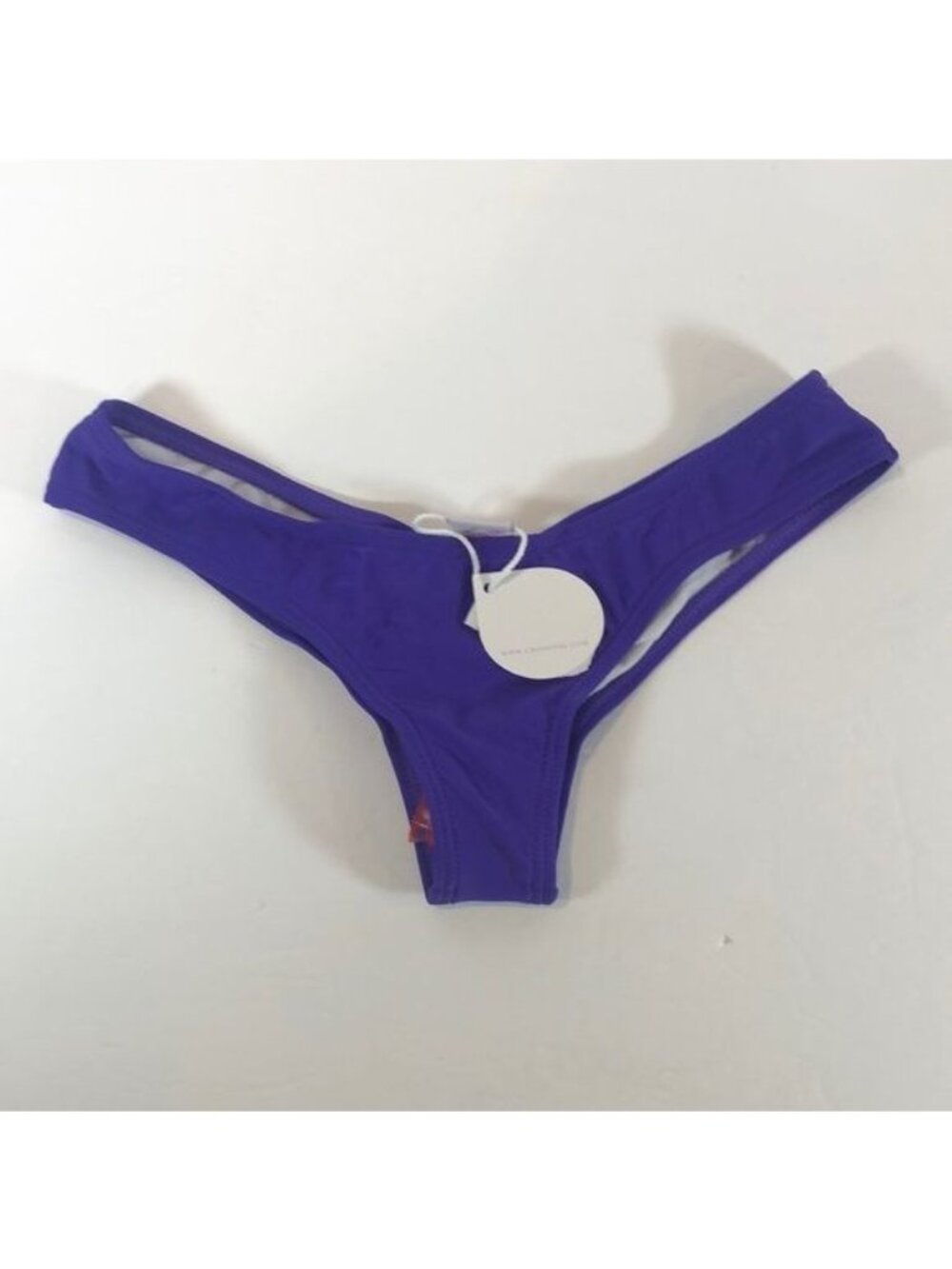 NWT CROSS1946 Womens Purple Cheeky Thong Bikini Bottom S SMALL